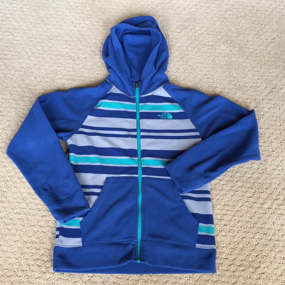 New North Face Fleece Jacket Lg 14-16 Ret $100